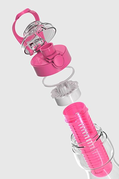 Renga Saga Strainer 730 ml Tritan Detox Bottle 911006 Fuchsia