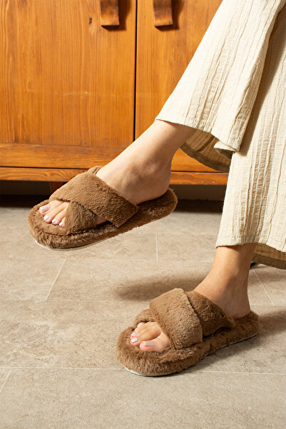 SWORD Χειμερινές γυναικείες παντόφλες Cross | Παντόφλες από βελούδινο μαλλί | Αντιολισθητική σόλα