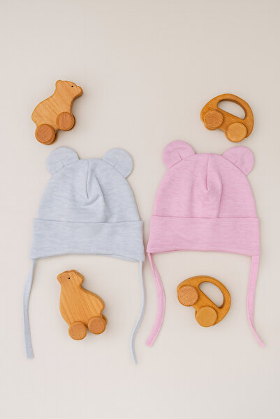 greenmoss %100 Organic Pamuk 2’li Bebek Bere