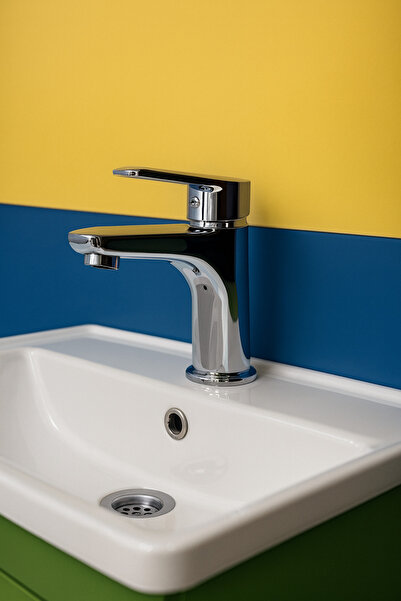 YDGR صنبور حوض حمام داليان بلون الكروم بتصميم عصري