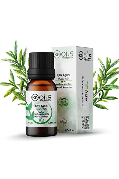 KAOils Pure Essence زيت شجرة الشاي العطري 10 مل - زيت شجرة الشاي العطري 100% ...