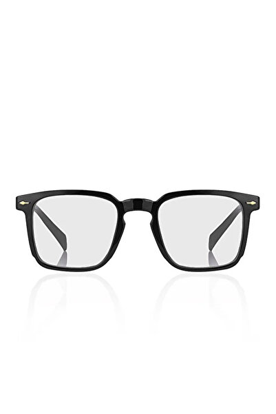 Chunky Frame Yaoks Unisex Black Framed Blue Block Blue Light Protection Screen Glasses