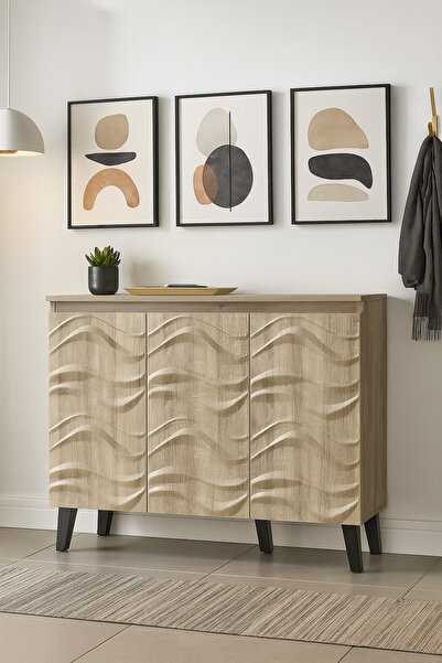 HOMEZ NEED خزانة أحذية ماليزية بثلاثة أبواب