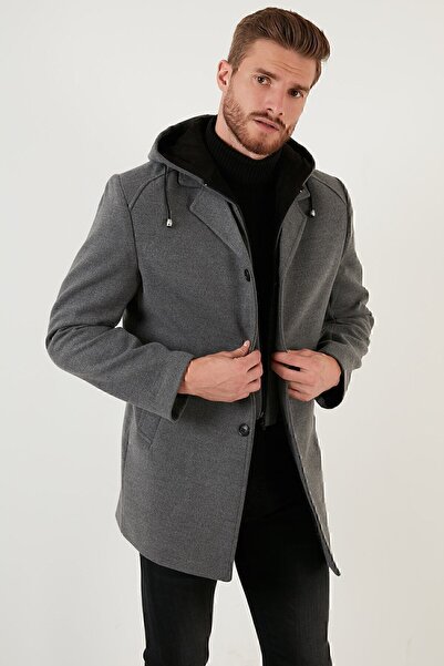 Buratti Cotton Hooded Cashew Coat Men's Coat 5841013