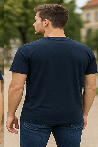 Maccali Ανδρικό μπλουζάκι με κοντό μανίκι με στάμπα με γράμματα