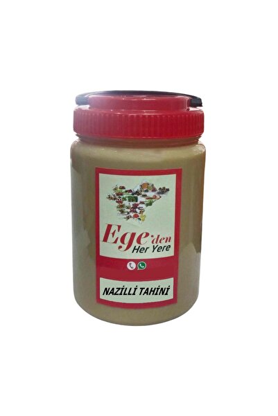 EgedenHerYere Stone Mill Tahini from the Aegean Region, 1 Kg. (Nazilli Tahini)