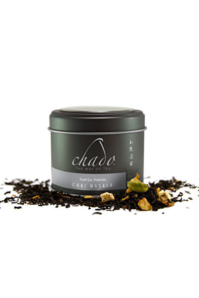 Chado Chai Masala Kakule Tarçın Zencefil ve Karanfil Harmanı Baharatlı Hint Çayı 50 Gr