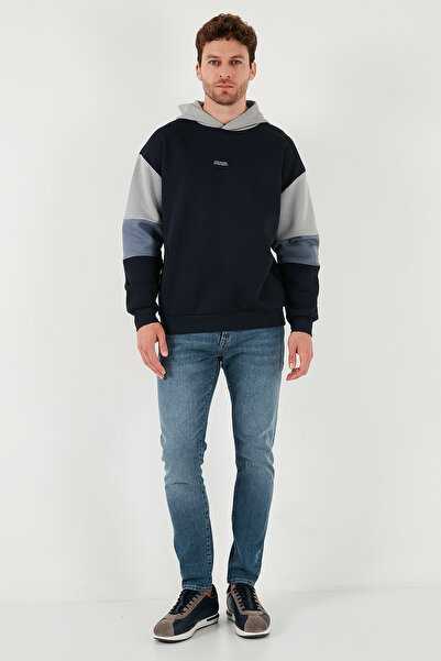 Buratti Бавовняний Relaxed Fit з капюшоном, з м'якою підкладкою, чоловічий світшот SWEAT 5905299