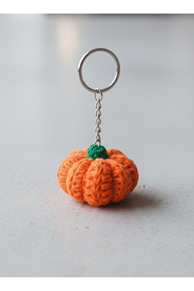 ADeN Accessories & Punch Amigurumi Balkabağı Anahtarlık El Yapımı Örgü Çanta ...