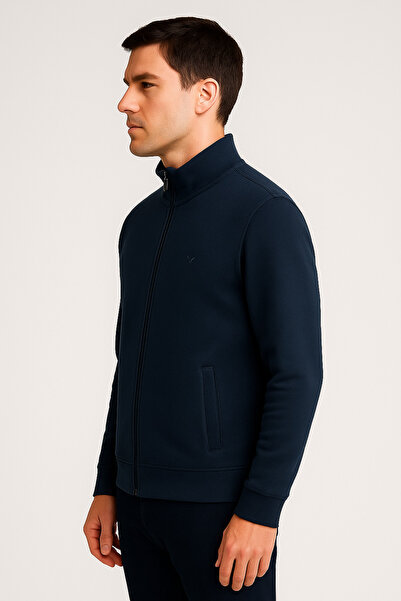 Maccali Чоловічий щоденний базовий светр з довгими рукавами, зимовий светр