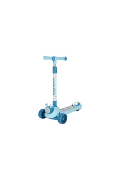 Toysea Kids Foldable Kick Scooter with Flashing PU Wheels, Adjustable Handlebar & One Click Folding