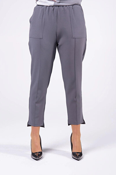 Invee Dark Gray Carrot Pants 6315