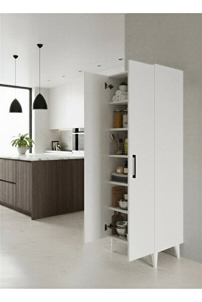 ARUAT 6 Raf'lı Mutfak & Banyo Çok Amaçlı Kulanılabilen Kapaklı Dolap