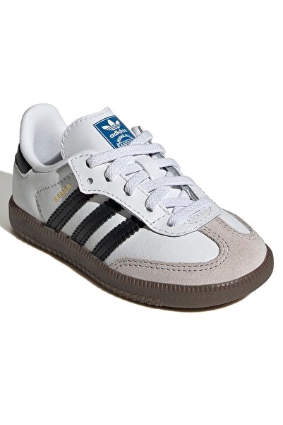 adidas حذاء سامبا أو جي سي إف إل آي للأطفال باللون الأبيض