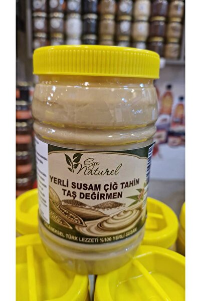 Ege Naturel gıda Yerli Susam Taş Değirmen Çiğ Tahin 1 Kg