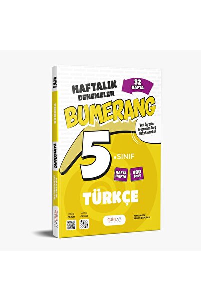 Günay Yayınları GÜNAY YAYINCILIK 5. SINIF BUMERANG TÜRKÇE 32 HAFTALIK DENEMEL...