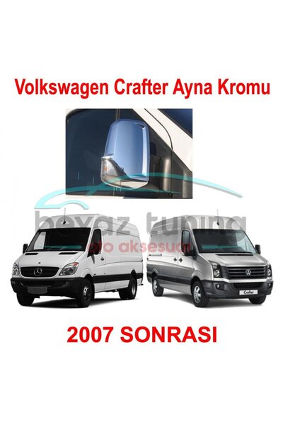 Niken Volkswagen Crafter Ayna Kapağı Kromu Nikelajı