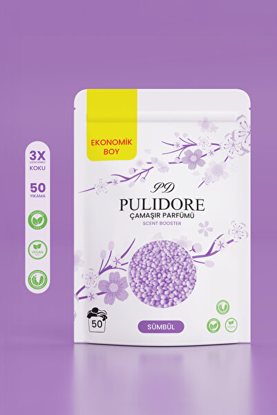 PULIDORE Granül Çamaşır Parfümü & Çamaşır Yumuşatıcı Sümbül 525 gr ( 50 Yıkama )