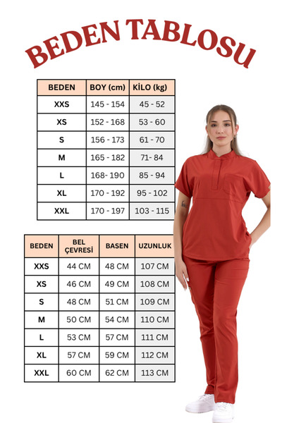 Brl Üniforma Mustard Doctor and Nurse Pants - Bag Pocket, Brlsnaps