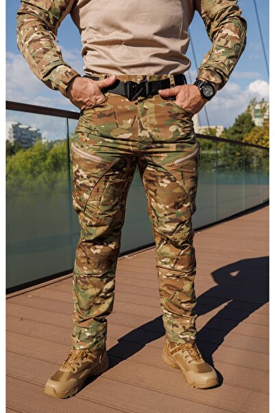 Lion camo Comfortable Tactical Pants, Scratch-Resistant with Abrasion Resistance