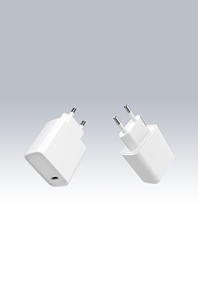 Bood Tyc-21 Type-c Adaptör | 20 W Usb-c Pd Hızlı Şarj, Ac 100-240v, Beyaz