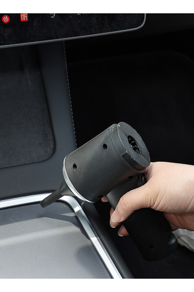 Lawazim 3-in-1 Cordless Car Vacuum - USB Rechargeable with HEPA Filter & Nozzles