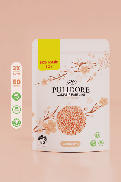 PULIDORE Granül Çamaşır Parfümü & Çamaşır Yumuşatıcı Gardenya 525 gr ( 50 Yık...