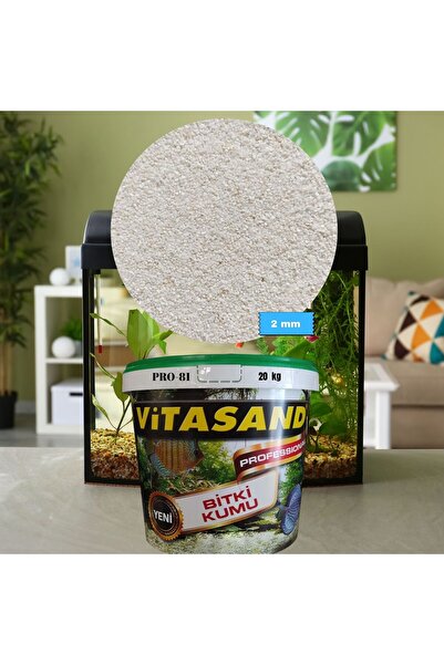 Vitasand Pro-81 2mm Beyaz Akvaryum Ve Bitki Kumu 20 Kg