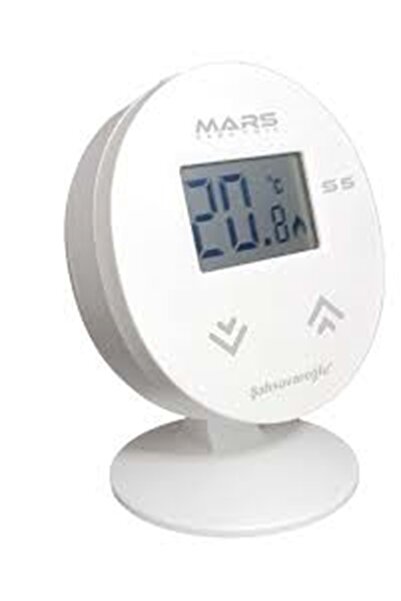Mars S5 KABLOSUZ DİJİTAL ODA TERMOSTATI (BEYAZ)