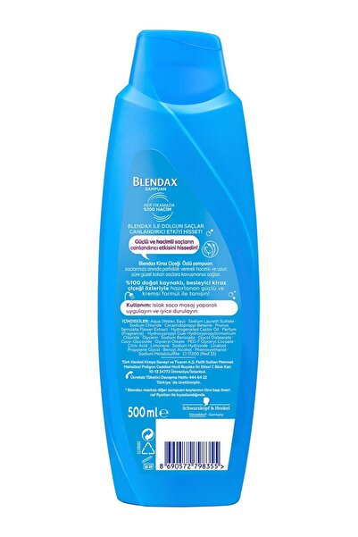 Blendax Anında Parlaklık Şampuan Kiraz Çiçeği Özlü 500 ml