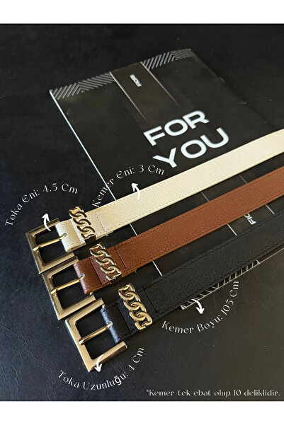 Fiori Curea pentru femei cu cataramă triplă, curea pentru pantaloni, curea pe...