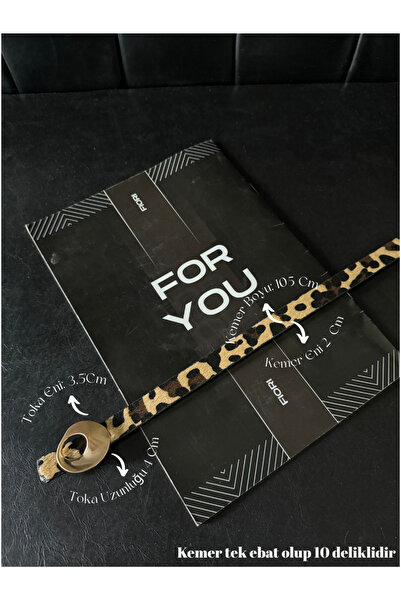 Fiori Tasarım Tokalı Kadın Kemeri, Ceket Kemeri, Gömlek Kemeri, Elbise Kemeri