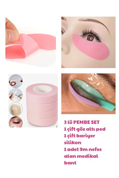 DFCOSMETICS LİFTİNG SETİ 1 ÇİFT GÖZALTI PEDİ, 1 ÇİFT BARİYER SİLİKON, 9M MEDİ...