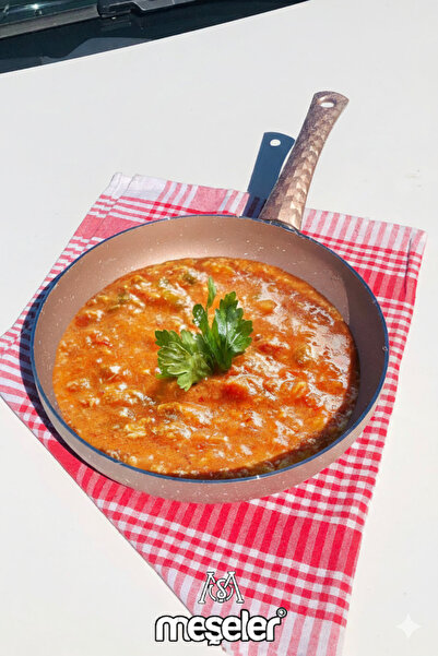 MEŞELER Granite Pan 18 cm Rose