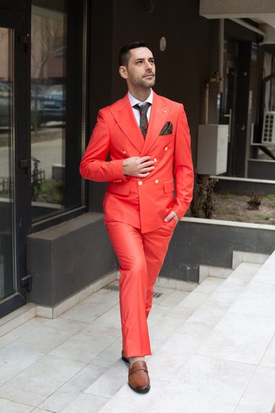 MODALİST Adriano Orange Costume