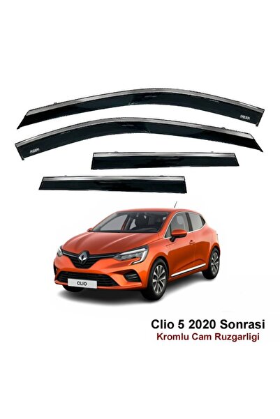 Niken Renault Clio 5 Kromlu Cam Rüzgarlığı 2020 Sonrası