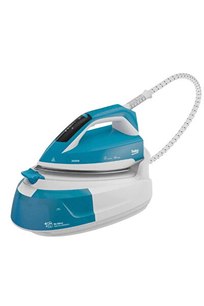 Beko Stație de călcat SGA6124D, 2400W, 200g/min, 1l, talpă SteamXtra, alb-albastru