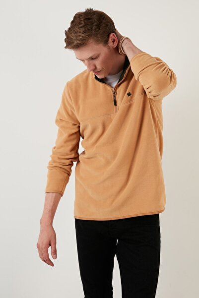 Buratti Regular Fit Anti-pilling Non-Pilling Bato Collar Winter Men's Fleece with Raster 5906001