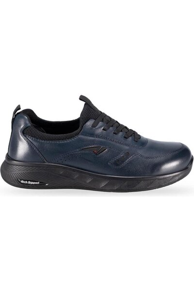 Forelli 46119-H Zagnos Navy Blue Men's Genuine Leather Shoes