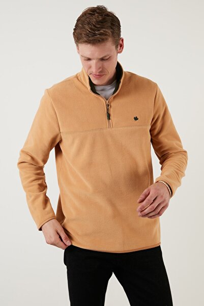 Buratti Regular Fit Anti-pilling Non-Pilling Bato Collar Winter Men's Fleece with Raster 5906001