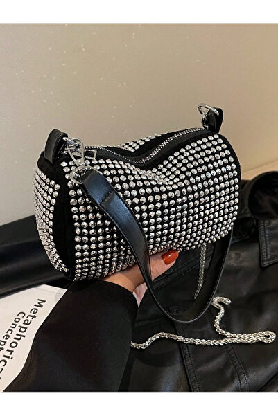 Marvelis حقيبة يد نسائية سوداء من تاشلي