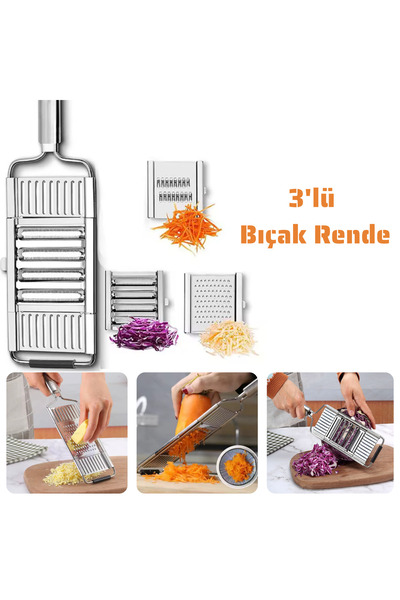 sengenegel 3 Bıçaklı Çoklu Dilimleyici