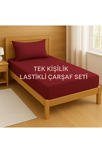 Loova Single Fitted Sheet Set 100% Cotton Including Pillowcase 100×200