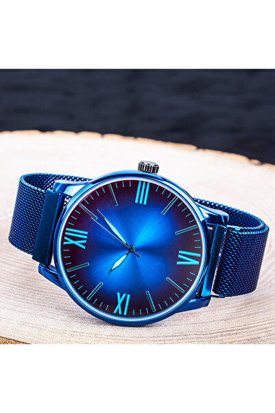 Spectrum Renkli Camlı Hasır Kordon Erkek Kol Saati ST-303641