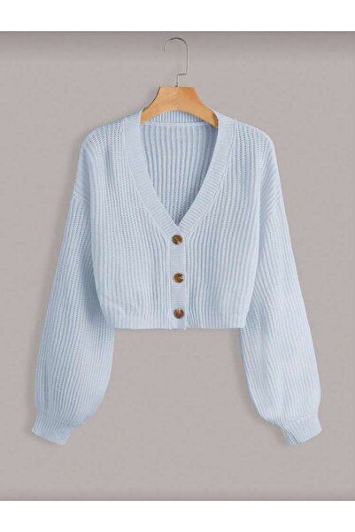 peri tower New Product Women's Buttoned O Oversized Cardigan 0050