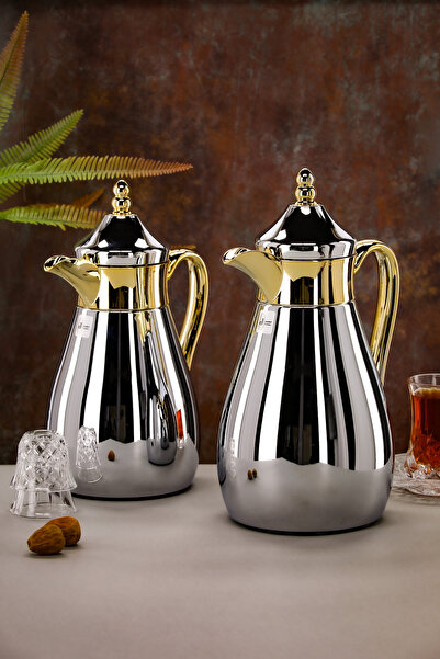 AL-HAMAMMI طقم ترامس الشاي والقهوة 2حبة لونين