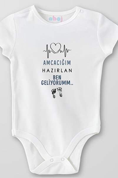 Ahoj 100% Organic Cotton My Grandfather Is Preparing I'M Coming Baby Bodysuit...