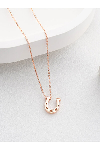 Two Arts Jewelry Kadın 925 Ayar Gümüş At Nalı Kolye | Şans Kolyesi | Hediye K...
