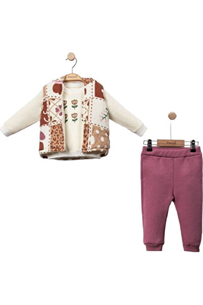 Necix's 234643 Kız Bebek Chımay Şişme Yelekli 3'lü Takım