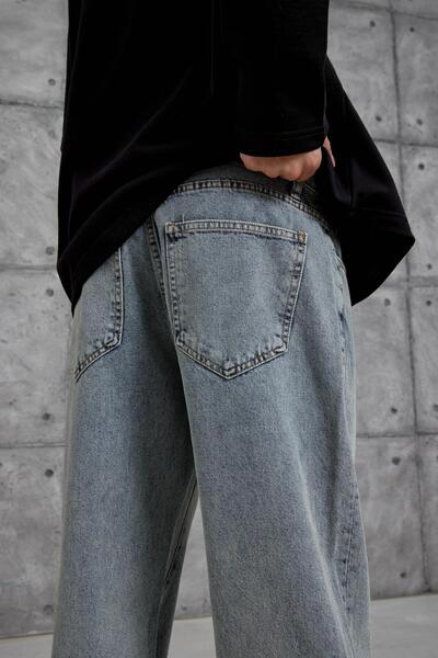 NOMARC 16369-3 Баггі джинси з потертостями